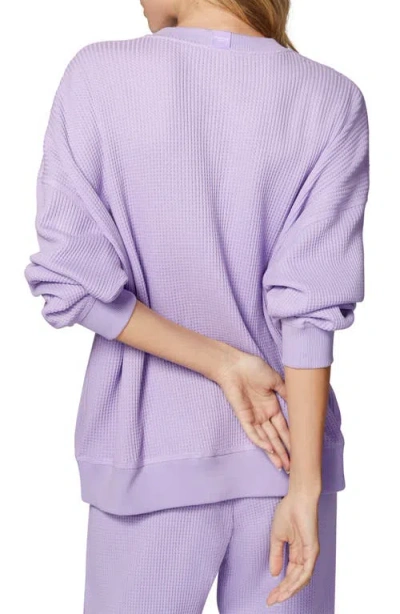 Florence By Mills Ovesize Crewneck Thermal Sweatshirt