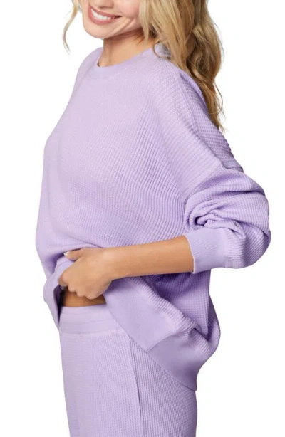 Florence By Mills Ovesize Crewneck Thermal Sweatshirt