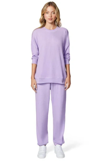 Florence By Mills Ovesize Crewneck Thermal Sweatshirt