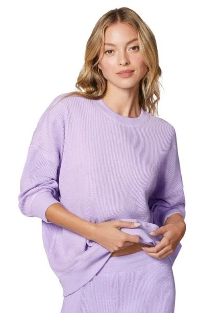 Florence By Mills Ovesize Crewneck Thermal Sweatshirt