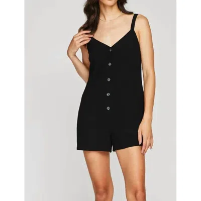 Gentle Fawn Harper Romper In Black In Black