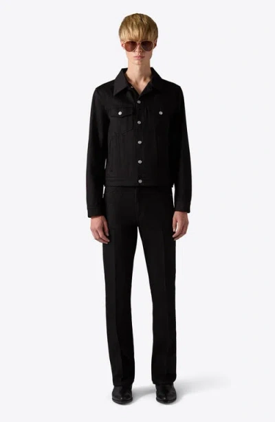 Blk Dnm Boxy Leather Jacket