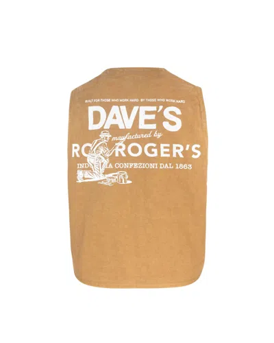 Roy Rogers Gilet Zip Marrone
