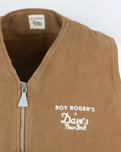 Roy Rogers Gilet Zip Marrone
