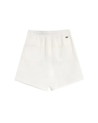 Lacoste Bermuda Testurizzato Bianco