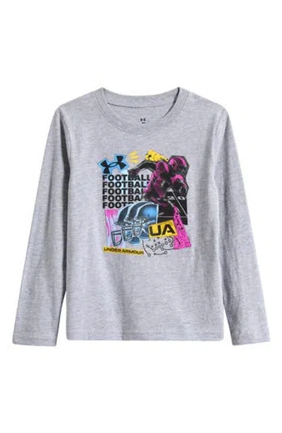 Under Armour Kids' Ua Collage Player Long Sleeve Performance Graphic T-shirt
