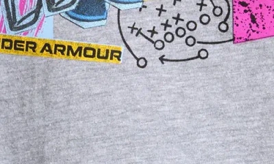 Under Armour Kids' Ua Collage Player Long Sleeve Performance Graphic T-shirt