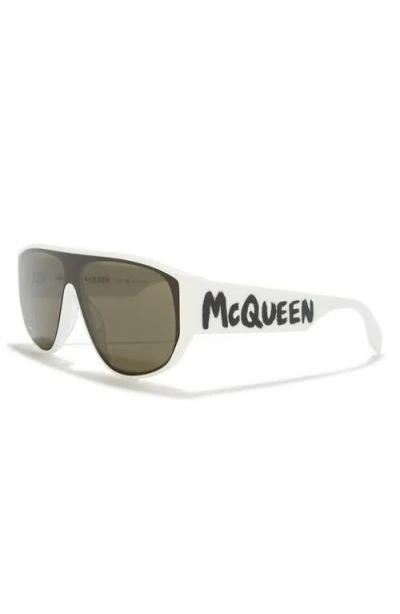 Alexander Mcqueen Mcqueen 99mm Shield Sunglasses