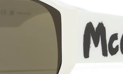 Alexander Mcqueen Mcqueen 99mm Shield Sunglasses