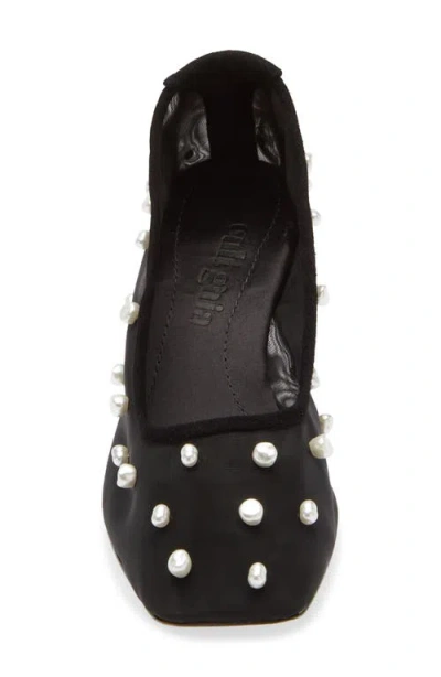 Cult Gaia Winnie Pearl Embellished Pump