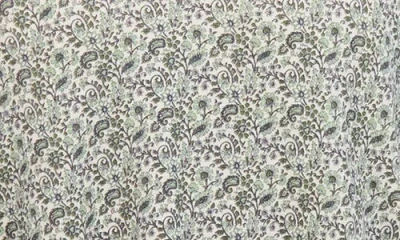 Lucky Brand Persian Carpet Print Short Sleeve Top