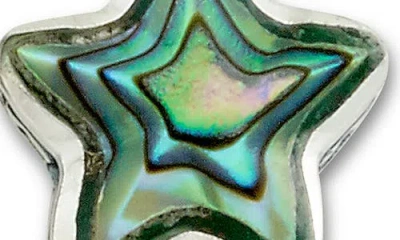 Samuel B. Sterling Silver Abalone Star Stud Earrings