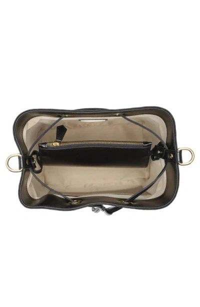 Valentino By Mario Valentino Karl Saint Tropez Monogram Leather Bucket Bag