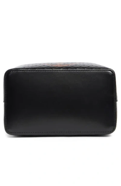 Valentino By Mario Valentino Karl Saint Tropez Monogram Leather Bucket Bag