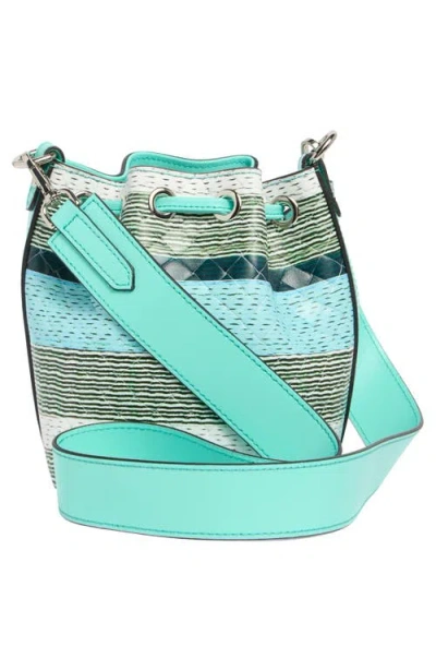 Valentino By Mario Valentino Jules Tresse Leather Bucket Bag