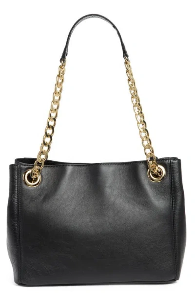 Valentino By Mario Valentino Luisa Embossed Logo Shoulder Bag
