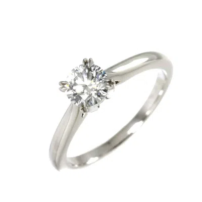 Pre-owned Harry Winston Platinum 950 Band Ring () In Multi
