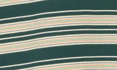Cat Wwr Stripe Patch Pocket Cotton T-shirt