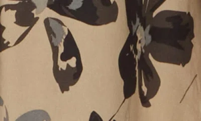 Ellen Tracy Collared Mixed Media Dress