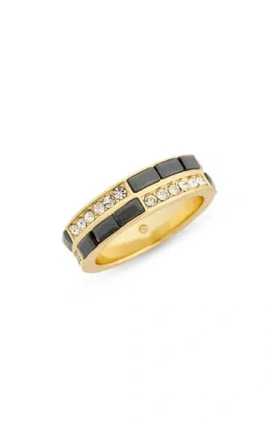 Covet Art Deco Crystal Band Ring