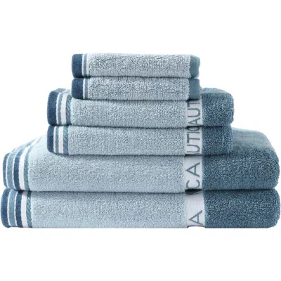 Nautica Belle Castle Blue 6-piece Towel Set