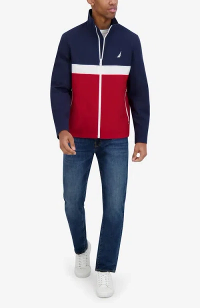 Nautica Transitional Water Resistant Bomber Jacket
