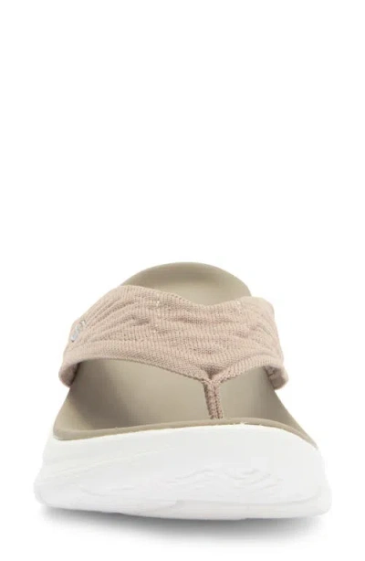 Skechers Kamaryn Thong Sandal In Nude
