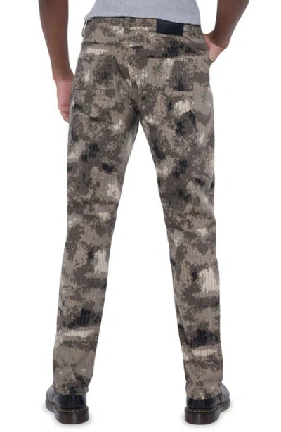 X-ray Xray Camo Print Stitched Skinny Jeans