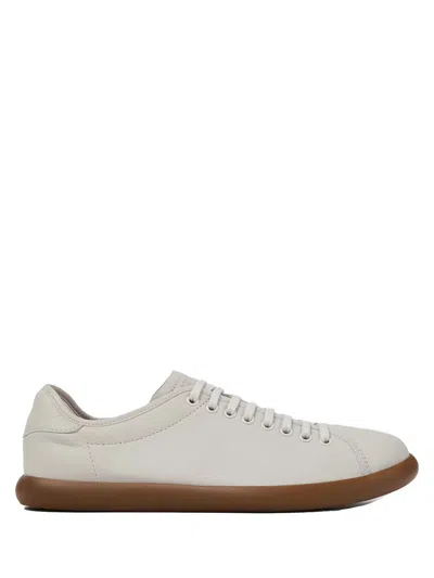 Camper Round Head Low Upper Board Shoes In White