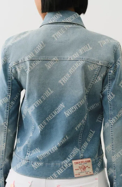 True Religion Jesse Single Needle Relaxed Trucker Jacket