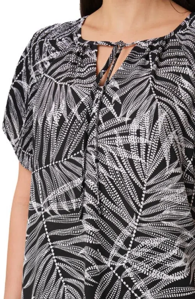 Sunny Leigh Tie Front Short Sleeve Top