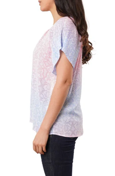 SUNNY LEIGH SUNNY LEIGH TIE FRONT SHORT SLEEVE TOP 