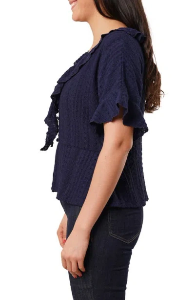Sunny Leigh Eyelet Ruffle Top
