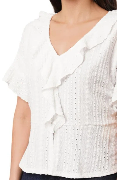 Sunny Leigh Eyelet Ruffle Top