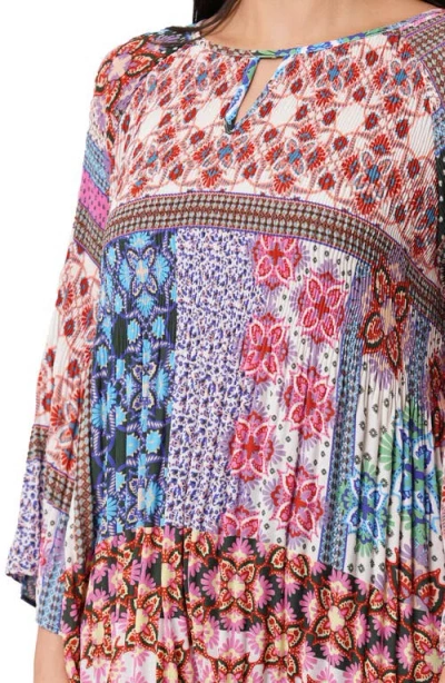 Sunny Leigh Pleated Keyhole Top