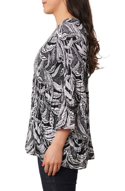 Sunny Leigh Pleated Keyhole Top