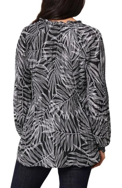 Sunny Leigh Pleated Ruffle Top