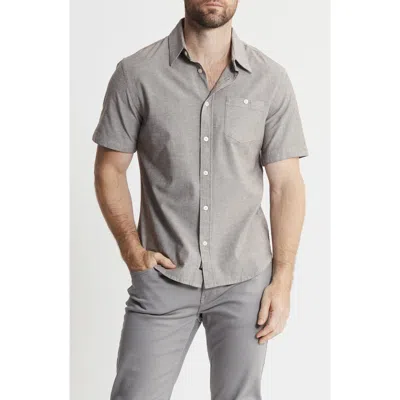 Jachs Classic Oxford Short Sleeve Button-up Shirt