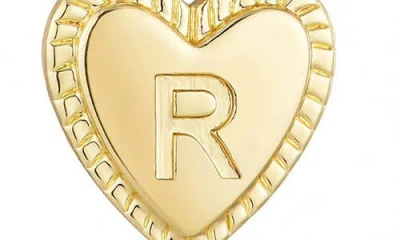 Adornia Initial Heart Toggle Necklace