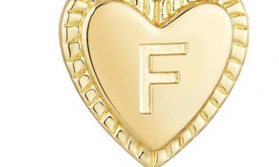 Adornia Initial Heart Toggle Necklace