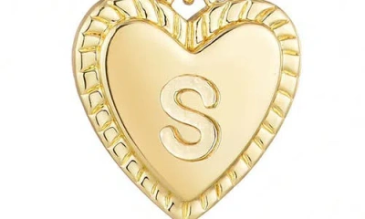 Adornia Initial Heart Toggle Necklace