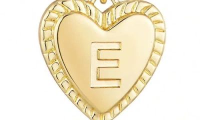 Adornia Initial Heart Toggle Necklace