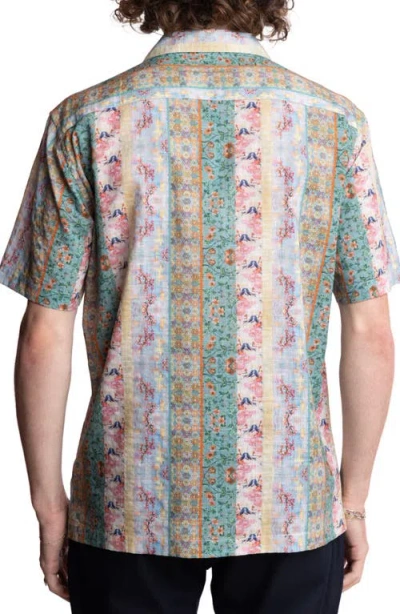 Paisley & Gray Abstract Print Camp Shirt