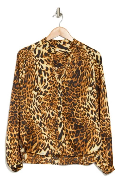Wishlist Printed Button-up Top