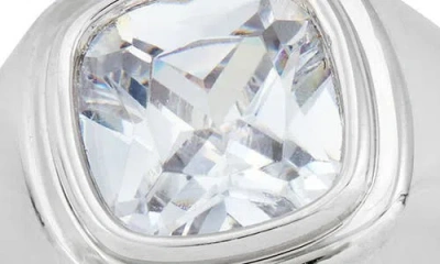 Savvy Cie Jewels Step Up Cubic Zirconia Signet Ring