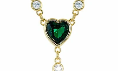 Savvy Cie Jewels By The Yard Cubic Zirconia Y-necklace