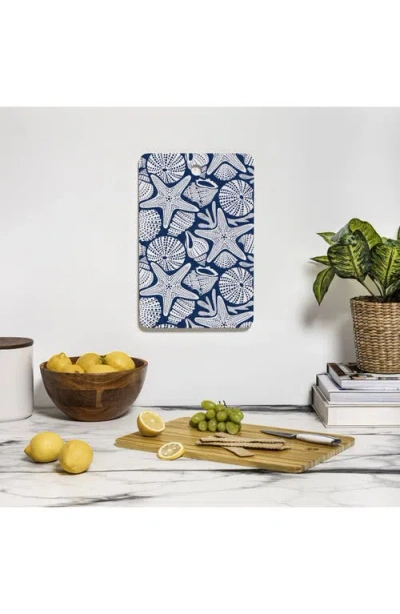 Deny Designs Ocean Floor Shell Print Cutting Board