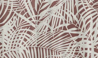 Deny Designs Palm Leaf Mono Shower Curtain