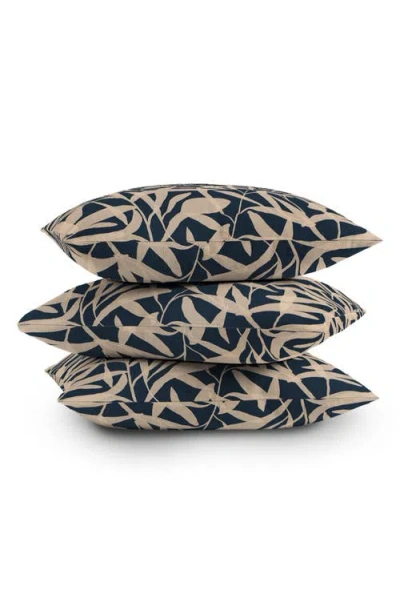 Deny Designs Leaf Print Throw Pillow