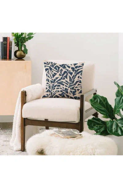 Deny Designs Leaf Print Throw Pillow